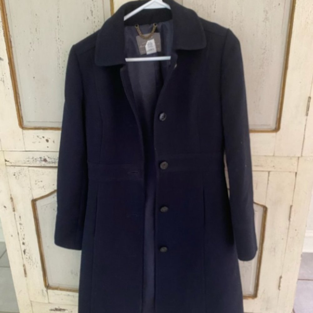 J.Crew Lady Day Coat in Navy - Size 0